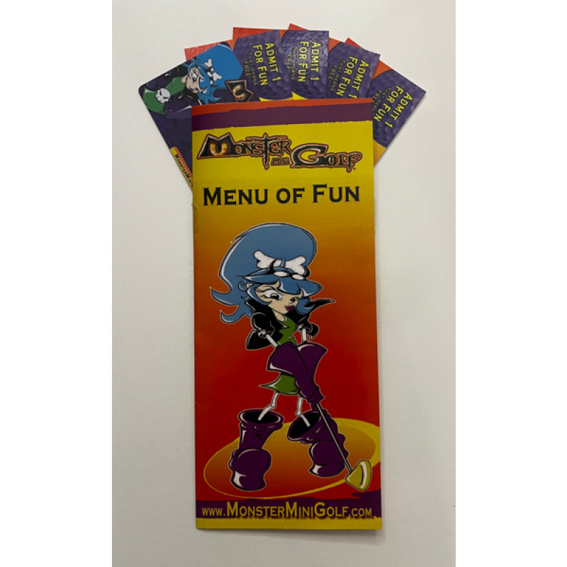 Monster Mini Golf Admission & Game Card