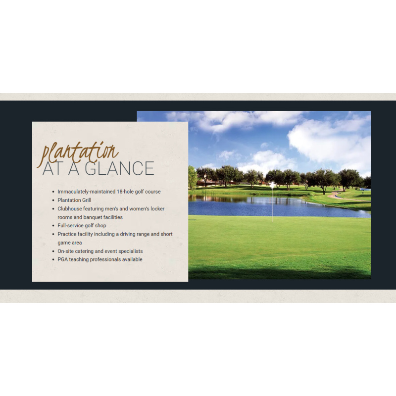 Plantation Golf Club | Round of Golf for 4