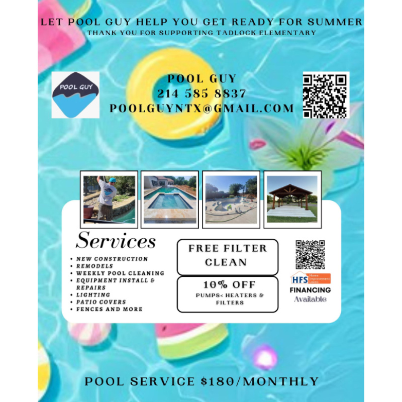 "The Pool Guy" Summer Basket & Free Filter Clean