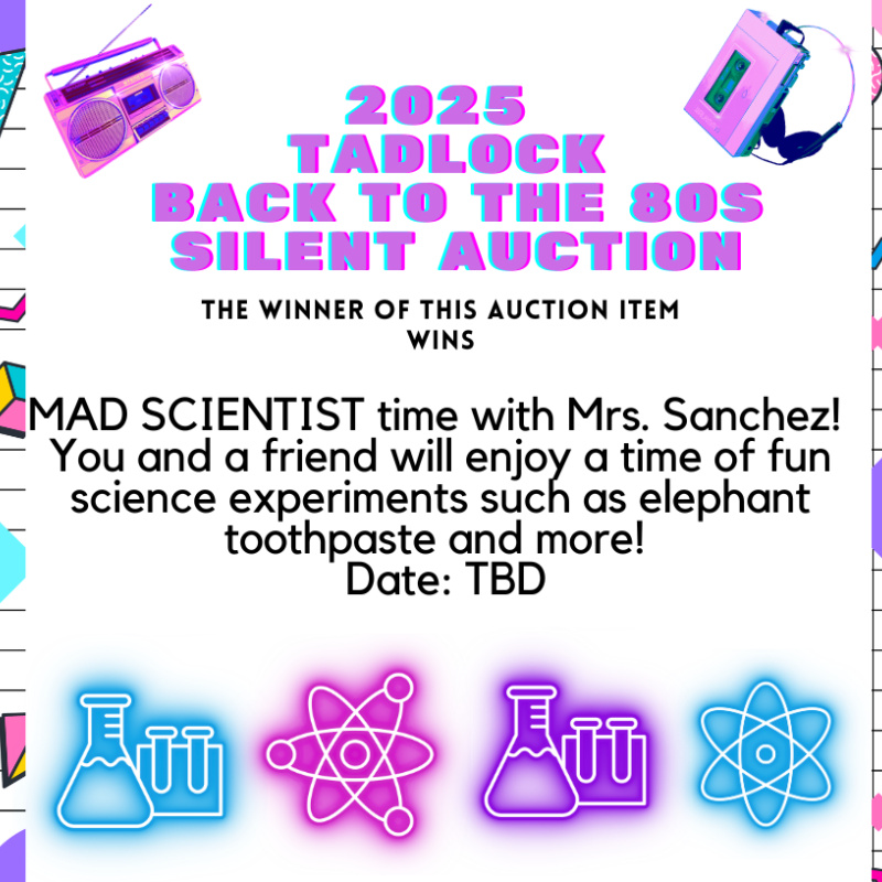 Mad Scientist Time with Mrs. Sanchez & a Friend!