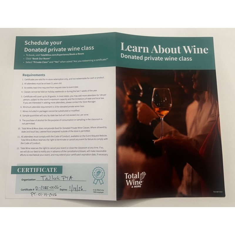 Total Wine | Private Wine Class