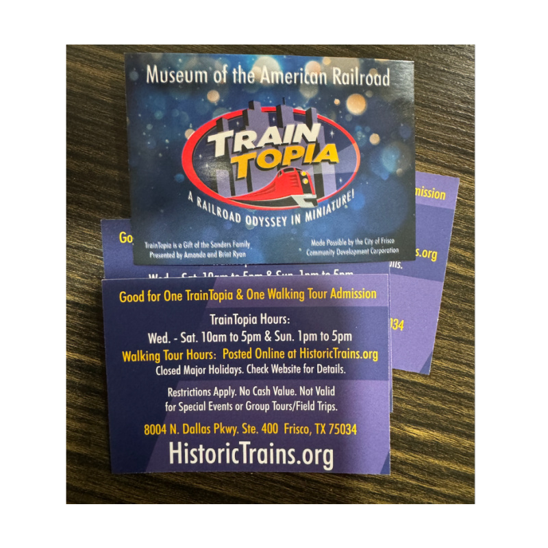 TrainTopia, Museum of American Railroad Tickets